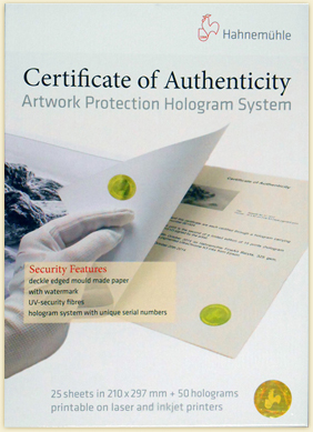 Certificate of Authenticity